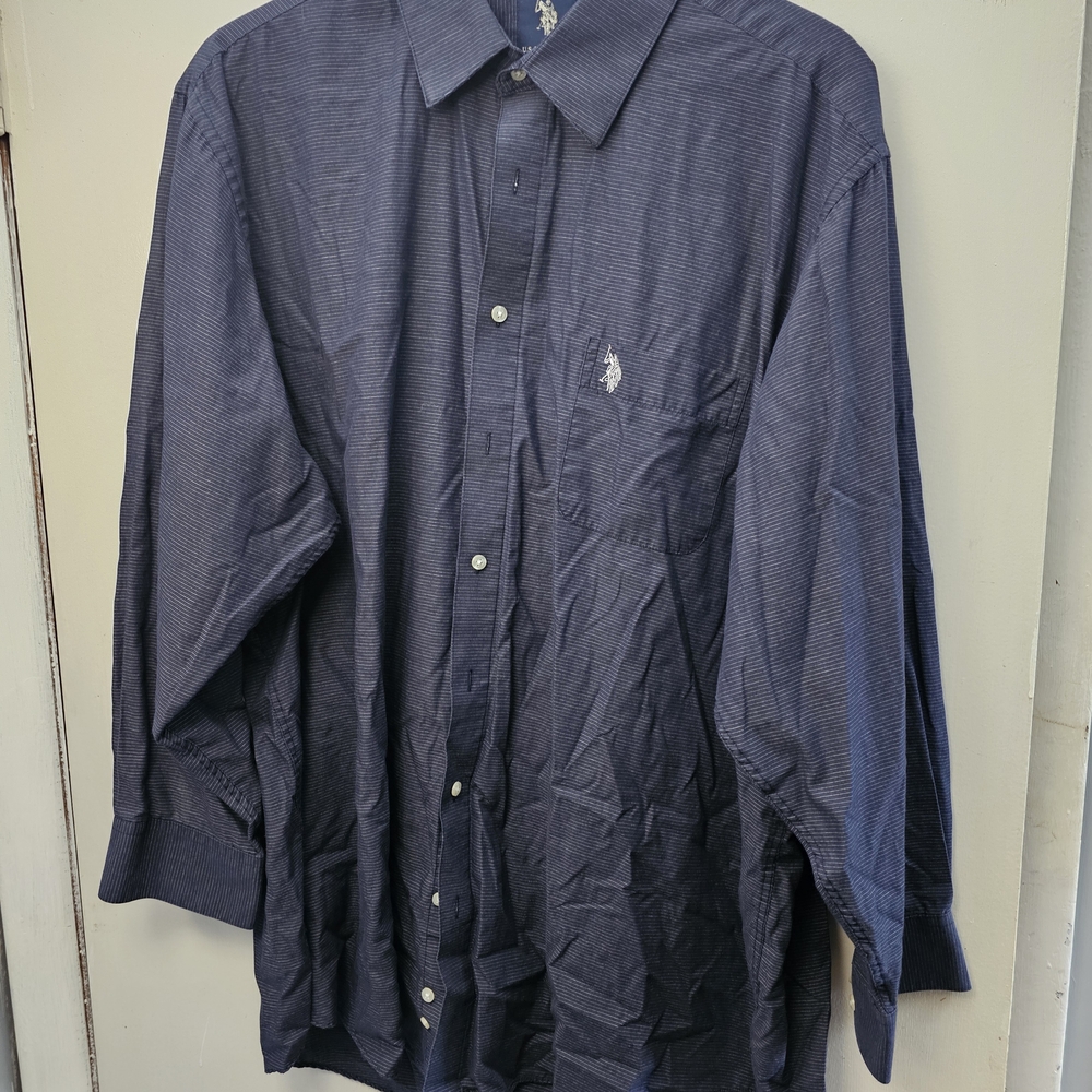 U.S. Polo Assn. Blue Casual Button Down Shirt